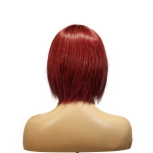center wig machine made color wig remy hair