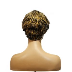 center wig machine made wig remy hair h030