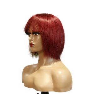 center wig machine made 99j wig remy hair h009