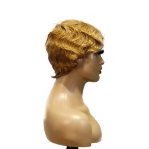center wig machine made #27 wig remy hair h001