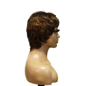 Home center wig machine made black wig remy hair tc066