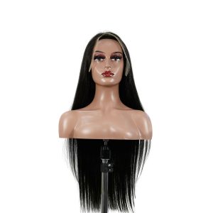 center wig natural black asian raw hair 13x6 hd lace front wig straight human hair wig