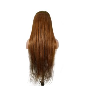 center wig 13x4 straight lace front wig 30 brown 26 inch remy hair
