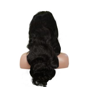 center wig 13x4 body wave lace front wig natural black remy hair
