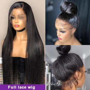 ceely hair straight full lace wigs remy hair